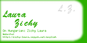 laura zichy business card